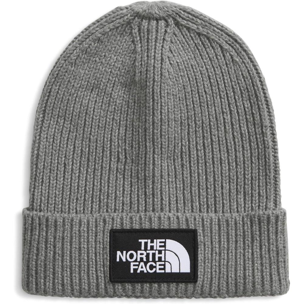 imageThe North Face UnisexBaby TNF Logo Box Cuffed BeanieTnf Medium Grey Heather