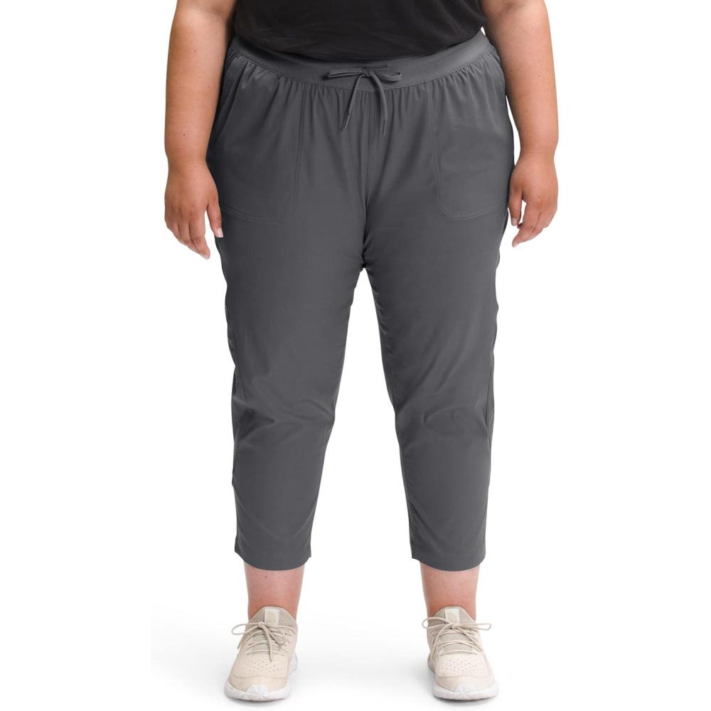 imageThe North Face Womens Aphrodite Motion Pant Moisture Wicking Athletic Pants Water Repellent UPF 40Asphalt Grey