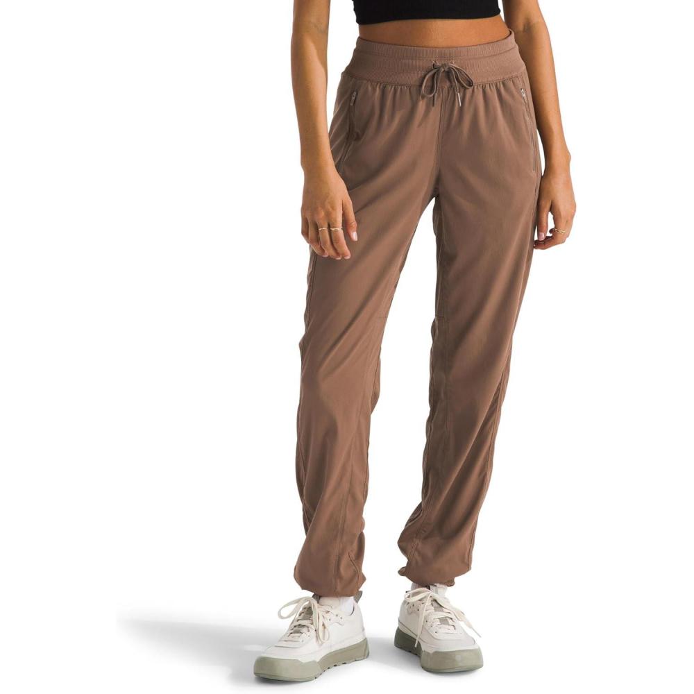 imageThe North Face Womens Aphrodite Motion Pant Moisture Wicking Athletic Pants Water Repellent UPF 40Latte