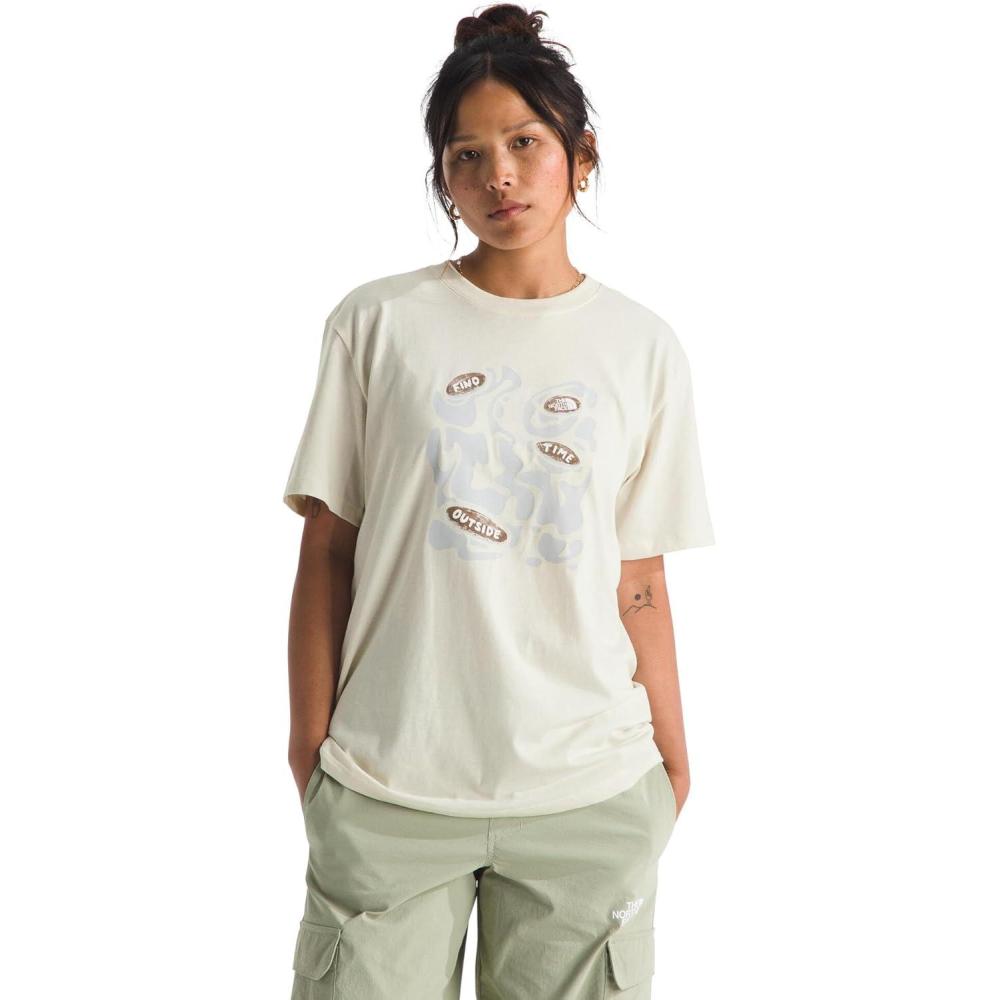 imageThe North Face Womens Evolution Phrase Short Sleeve TeeWhite Dune