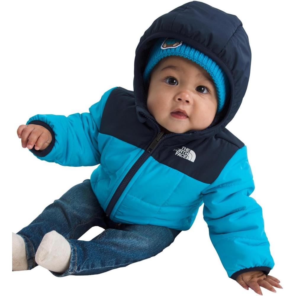 imageThe North Face babyboys Reversible Shasta Full Zip Hooded JacketMeridian BlueSummit Navy