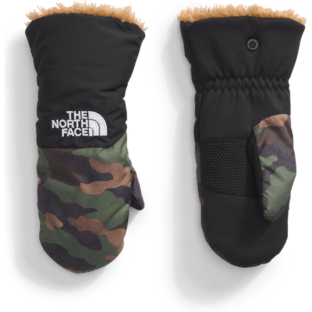 imageThe North Face boys Shasta Mitts Little KidBig KidTnf Black Tnf Camo PrintUtility Brown