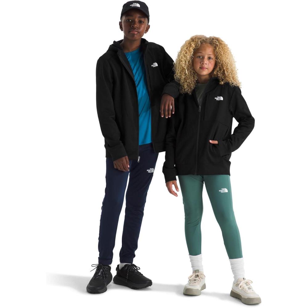 imageThe North Face boys Tnf Performance Fleece Full Zip Hooded JacketTnf Black