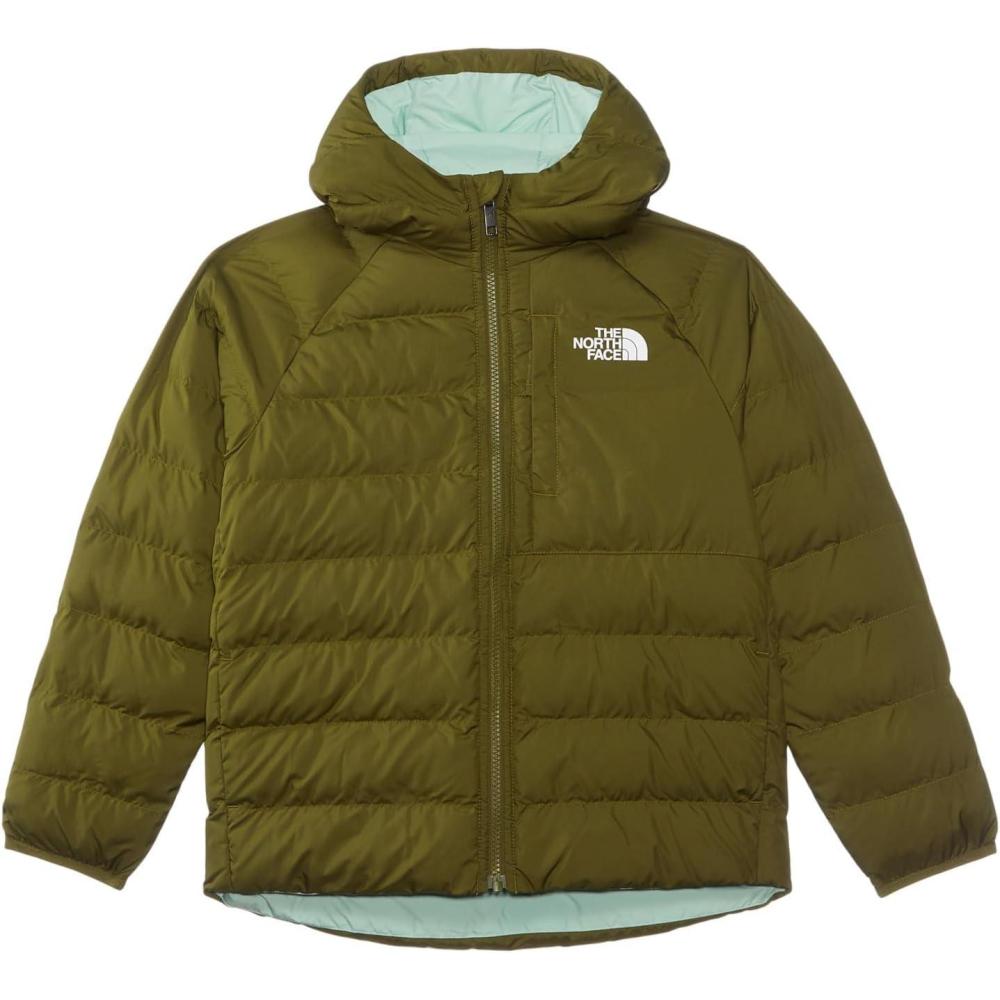 imageThe North Face girls Reversible Perrito Hooded JacketForest Olive