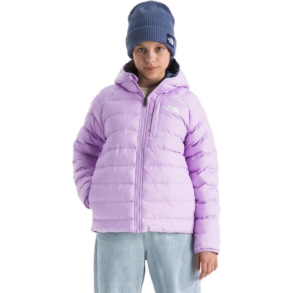 imageThe North Face girls Reversible Perrito Hooded JacketLite Lilac