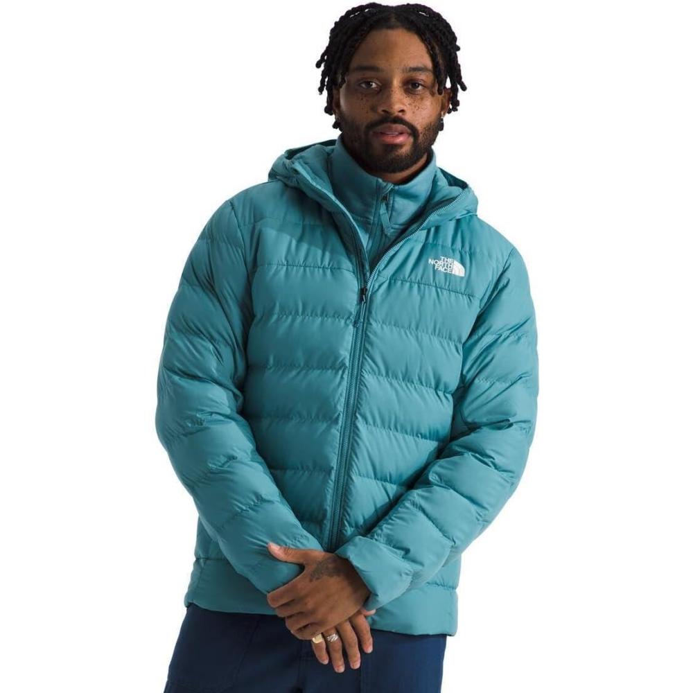 imageThe North Face mens Aconcagua 3 Hooded JacketAlgae Blue