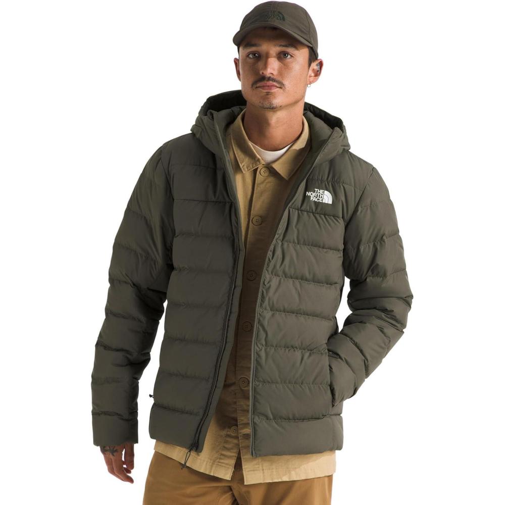 imageThe North Face mens Aconcagua 3 Hooded JacketNew Taupe Green