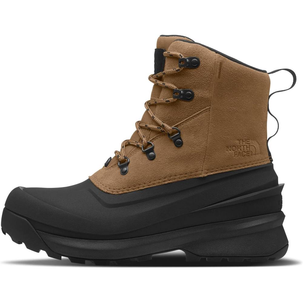 imageThe North Face mens Chilkat V Laceup Waterproof Snow Boot 200g of Premium InsulationUtility BrownTnf Black