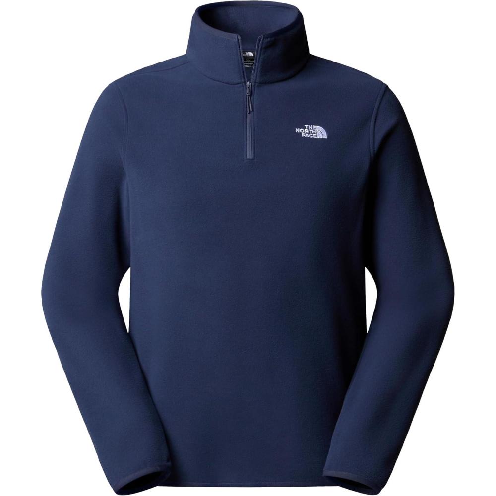 imageThe North Face mens Glacier Fleece Quarter Zip JacketSummit Navy