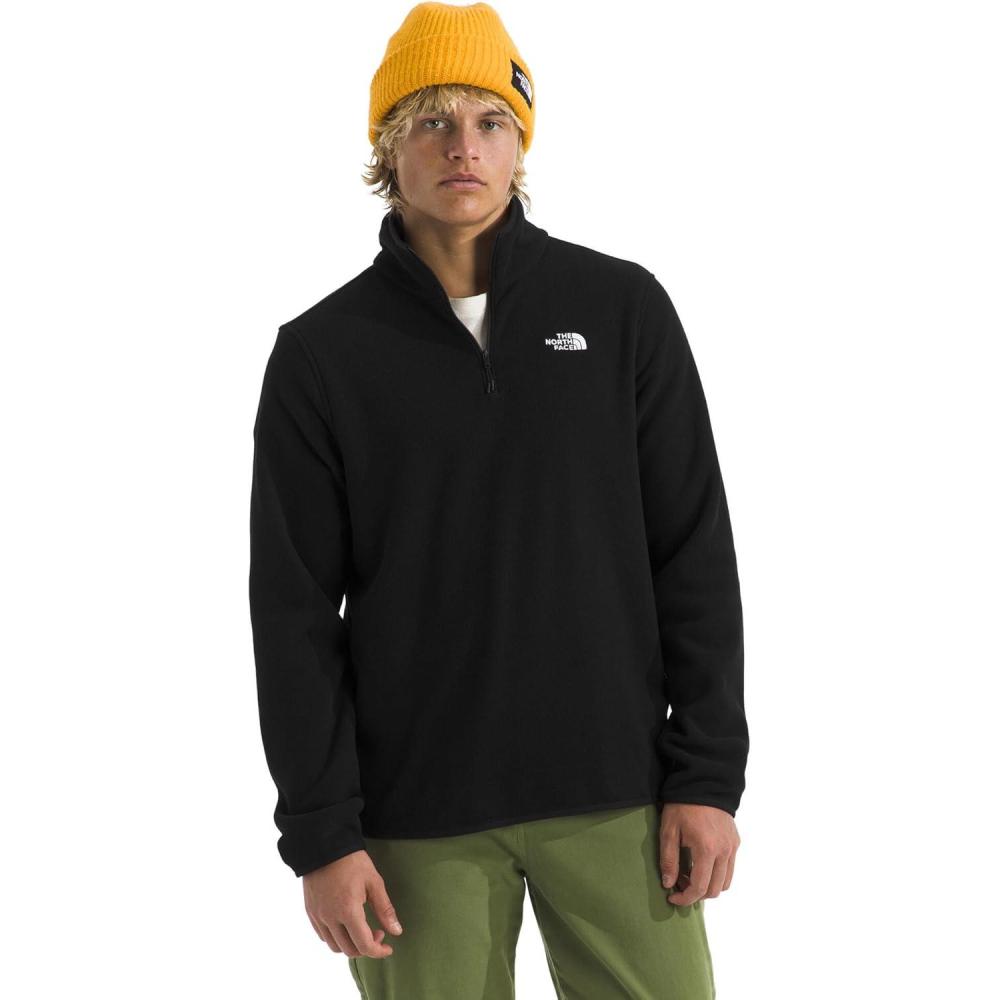 imageThe North Face mens Glacier Fleece Quarter Zip JacketTnf Black
