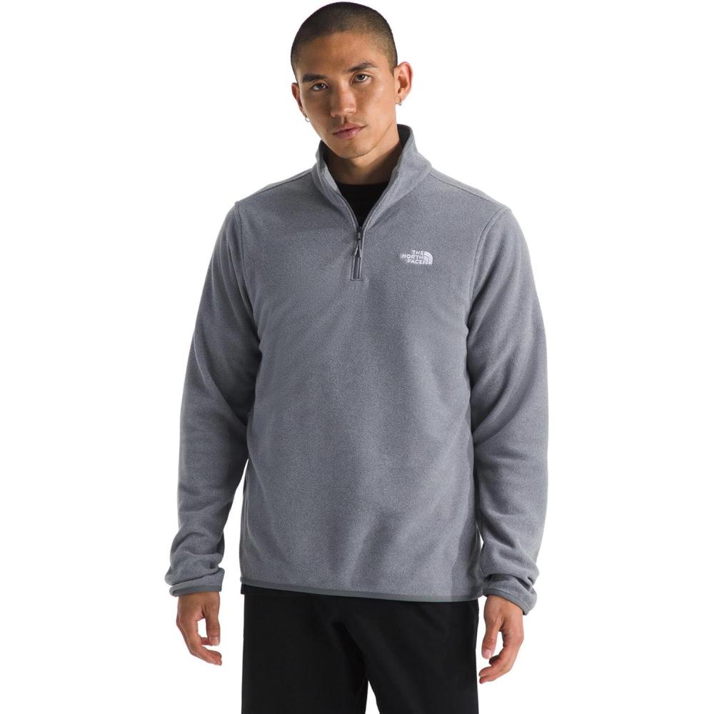 imageThe North Face mens Glacier Fleece Quarter Zip JacketTnf Mid Grey Heather
