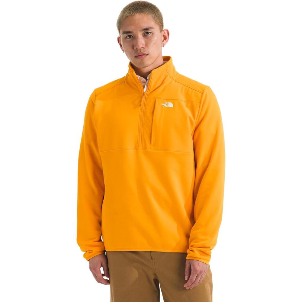 imageThe North Face mens Tnf Performance Fleece Quarter Zip JacketSummit Gold