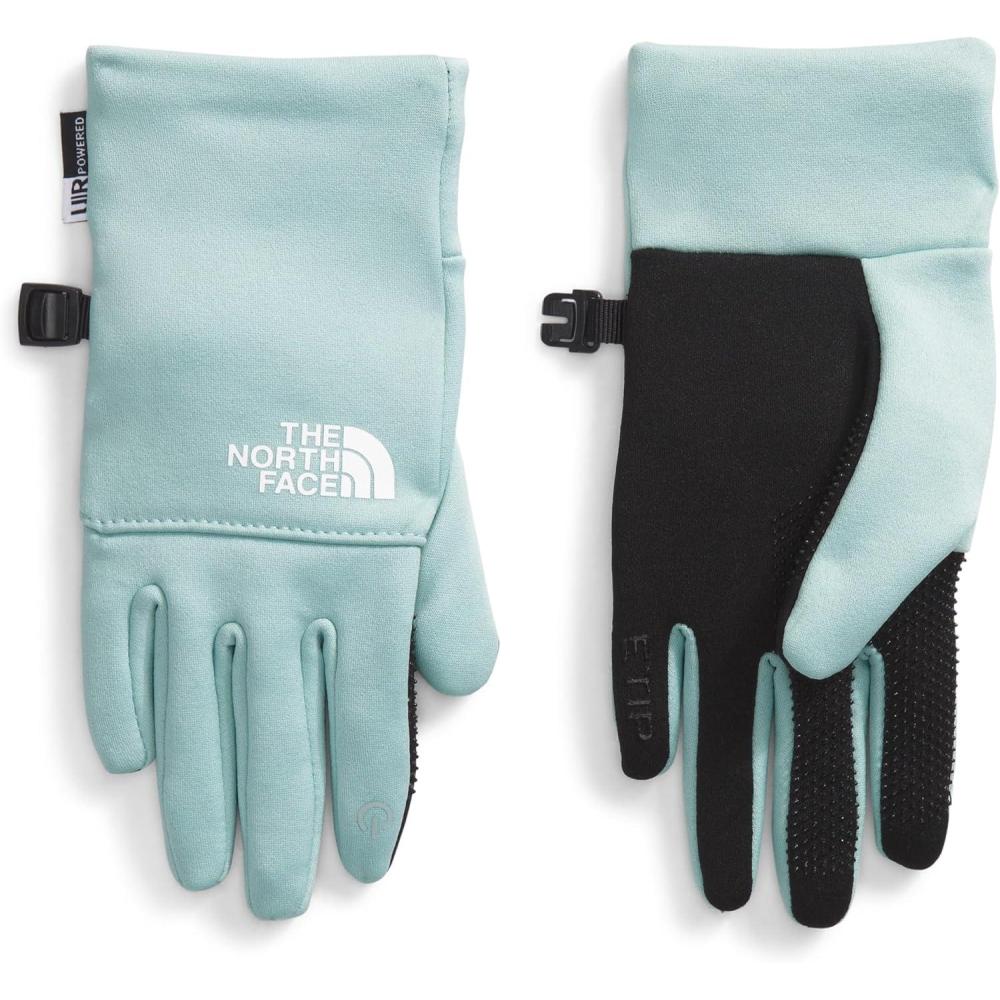 imageThe North Face unisexbaby Recycled Etip Glove Touchscreen Compatible Silicone Gripper Dots Stretchy Fleece LiningMuted Pine