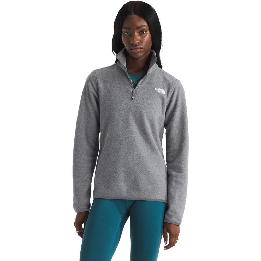 imageThe North Face womens Glacier Fleece Quarter Zip JacketTnf Mid Grey Heather