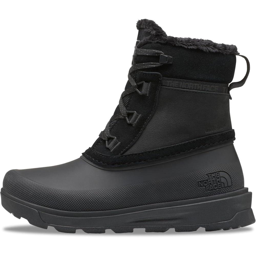 imageThe North Face womens Shellista V Shorty Waterproof Snow Boot  Stylish Winter Boot With 45mm LugsTnf BlackTnf Black