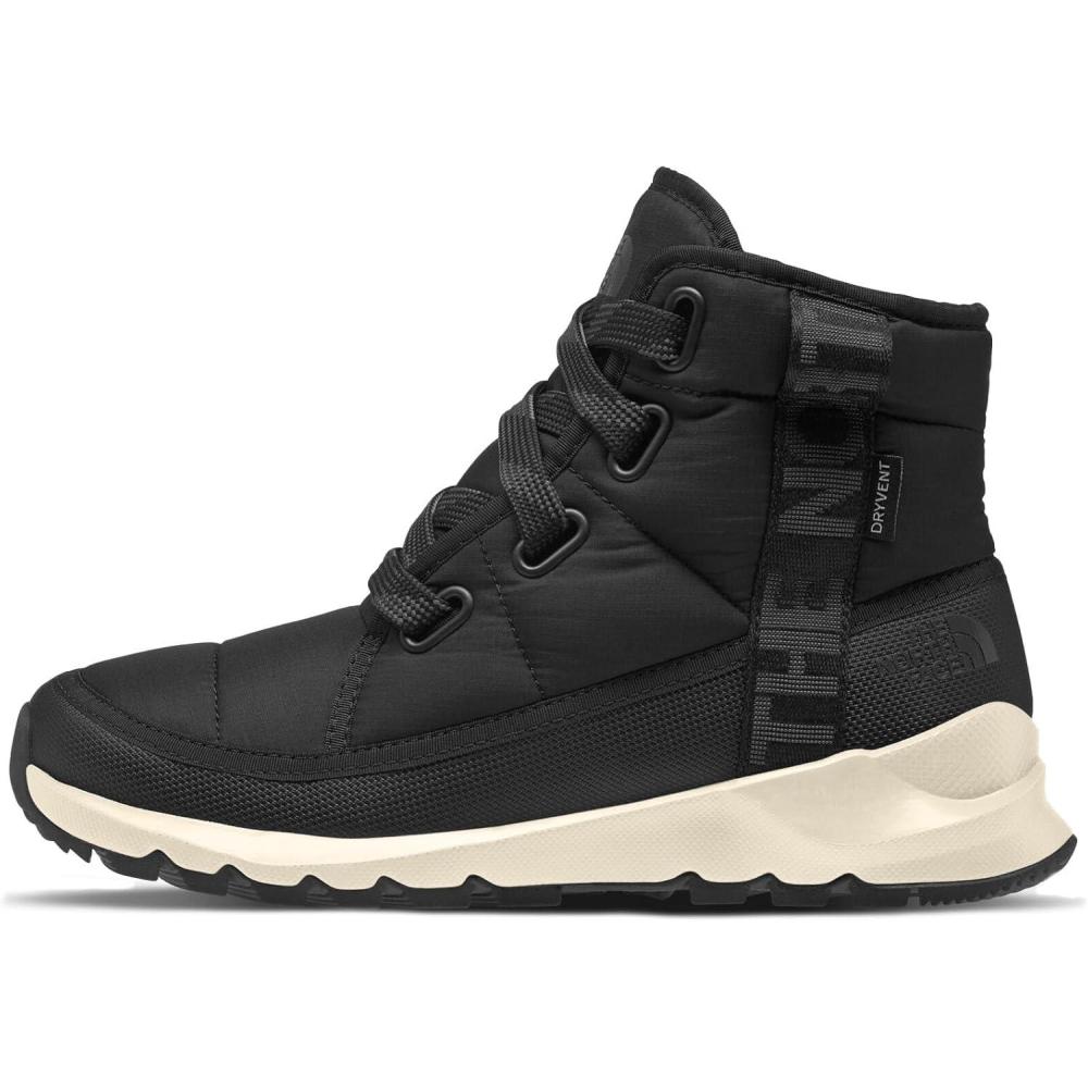imageThe North Face womens Thermoball Lace Up Luxe Waterproof BootTnf BlackAsphalt Grey