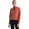 imageTHE NORTH FACE womens Cedar Trail Grid Fleece Quarter Zip Jacket  Cold Weather Top With Durable Reinforced BindingsMars Dust