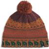 Burnt Umber Jacquard/Pom