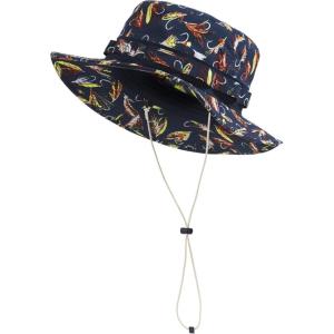 Class V Brimmer Hat – TNF Black(Summit Navy Hand Tied Fly Print)