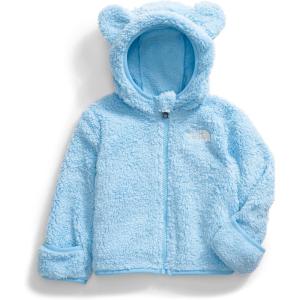 THE NORTH FACE Baby Campshire Full Zip Hoodie | Cozy Fleece Winter Jacket for Toddlers, With Mittens & Attached Bear Ear Hood(Cornflower)