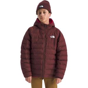 THE NORTH FACE Boys Reversible Perrito Hooded Jacket | Waterproof Winter Puffer Coat, Lightweight Outerwear for Travel(Sumac)
