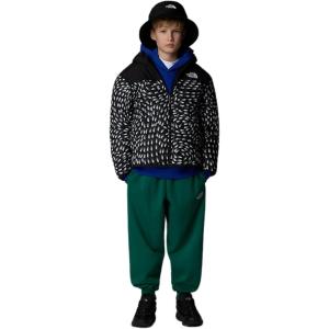 THE NORTH FACE Boys’ Reversible Shasta Full Zip Hooded Jacket(Tnf Black Vector Field Print)