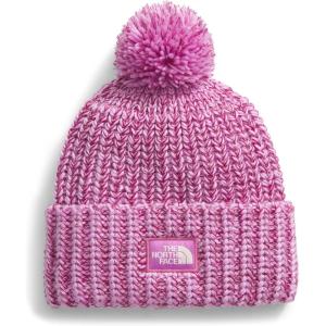 THE NORTH FACE Cozy Chunky Cabin Beanie | Deep Fit, Cuffed Winter Hat for Men & Women, Removable Pom & Textured Cable Detail(Dragonfruit/Deep Mulberry/Beetroot/Mauve)