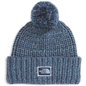 THE NORTH FACE Cozy Chunky Cabin Beanie | Deep Fit, Cuffed Winter Hat for Men & Women, Removable Pom & Textured Cable Detail(Lunar Blue/Twilight Galaxy/Polar Haze/Dusk Blue)