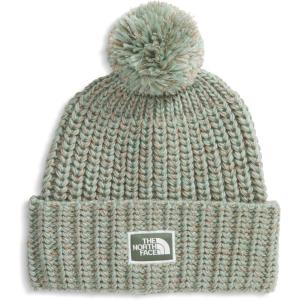 THE NORTH FACE Cozy Chunky Cabin Beanie | Deep Fit, Cuffed Winter Hat for Men & Women, Removable Pom & Textured Cable Detail(Slate Moss/Bark Mist/Burnt Umber/White Dune)