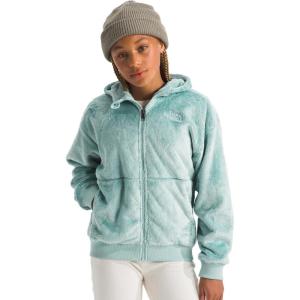 THE NORTH FACE Girls’ Osito Full Zip Hoodie | Fleece Hooded Jacket With Hand Pockets & Durable Ribbed Collar(Muted Pine)