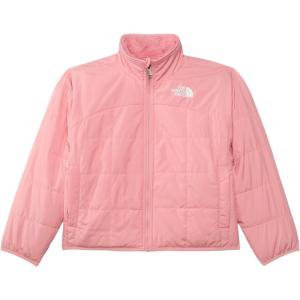 THE NORTH FACE Girls Reversible Shasta Full Zip Jacket | Puffer Coat With Synthetic Insulation, Fleece Lined, Water Repellent(Terracotta)
