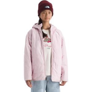 THE NORTH FACE Girls’ Reversible Shasta Short Parka(Pale Blossom)
