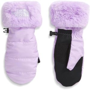 THE NORTH FACE Girls Shasta Mitt | Touchscreen Compatible, Water Repellent, Moisture Wicking, Wind Resistant, Fleece Lining(Lite Lilac)