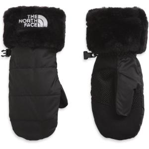 THE NORTH FACE Girls Shasta Mitt | Touchscreen Compatible, Water Repellent, Moisture Wicking, Wind Resistant, Fleece Lining(Tnf Black)