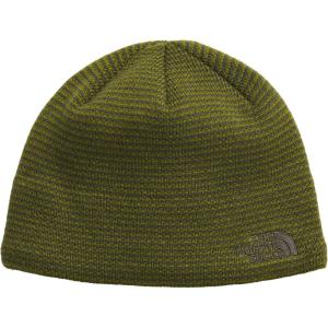 THE NORTH FACE Jim Beanie | Classic Fit, Winter Hat for Men & Women, Warm Fleece Headband & Embroidered Logo(Forest Olive/Moss Green/New Taupe Green Stripe)