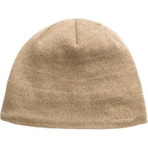 THE NORTH FACE Jim Beanie | Classic Fit, Winter Hat for Men & Women, Warm Fleece Headband & Embroidered Logo(Khaki Stone Heather)