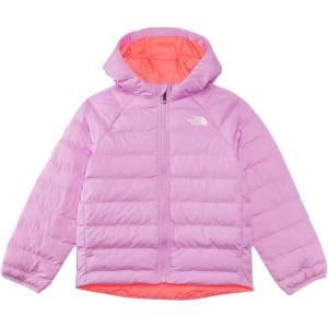THE NORTH FACE Kids Reversible Perrito Insulated Hooded Jacket | 2 in 1 Winter Coat for Boys & Girls, Water Repellent(Dragonfruit)