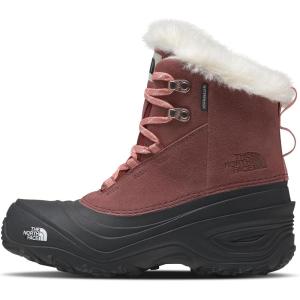 THE NORTH FACE Kids’ Shellista Lace V Insulated Waterproof Snow Boot | Seam-sealed Durable Boot(Canyon Dust/Terracotta)
