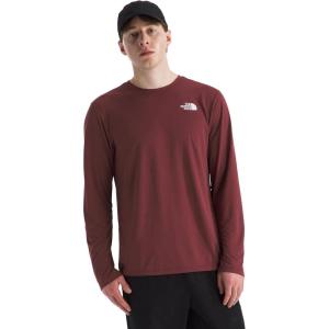THE NORTH FACE Men’s 24/7 Long-sleeve Tee | Lightweight Athletic Shirt With Moisture Wicking Flashdry Technology(Sumac)