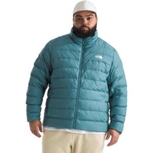 THE NORTH FACE Men’s Aconcagua 3 Jacket | Wind Resistant, Water Repellent, 600 Fill Waterfowl Down Insulation(Algae Blue)