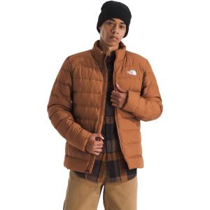 THE NORTH FACE Men’s Aconcagua 3 Jacket | Wind Resistant, Water Repellent, 600 Fill Waterfowl Down Insulation(Burnt Umber)