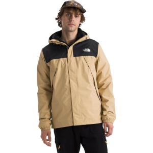 THE NORTH FACE Men’s Antora Triclimate Jacket | Waterproof Shell, Warm Inner Fleece Layer, Adjustable 3 Piece Hood(Khaki Stone/Tnf Black)