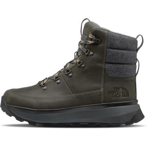 THE NORTH FACE Men’s Bergen Leather Waterproof Hiking Boot | Insulated Snow Boot With 4.5mm Lugs(New Taupe Green/Asphalt Grey)