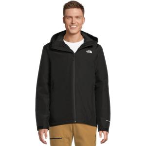 THE NORTH FACE Men’s Carto Mono Triclimate Hooded Jacket Insulated Winter Coat, Wind & Water Resistant, Adjustable Hood(Tnf Black)