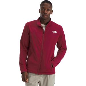 THE NORTH FACE Men’s Cedar Trail Grid Fleece Full Zip Jacket(Beetroot)