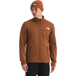 THE NORTH FACE Men’s Cedar Trail Grid Fleece Full Zip Jacket(Burnt Umber)