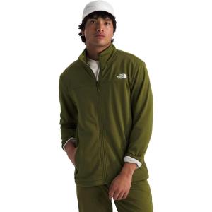 THE NORTH FACE Men’s Cedar Trail Grid Fleece Full Zip Jacket(Forest Olive)