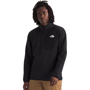 THE NORTH FACE Men’s Crest Full Zip Jacket | Water Repellent Fleece Coat, Double Layer Stand Collar & Zip Hand Pockets(Tnf Black)