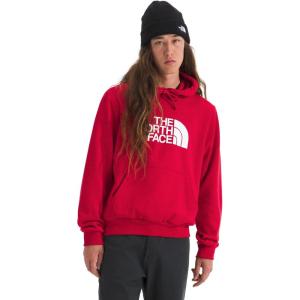 THE NORTH FACE Men’s Evolution Half Dome Hoodie | Sweatshirt with 2 Piece Hood, Adjustable Drawcord, Kangaroo Hand Pocket(Tnf Red)