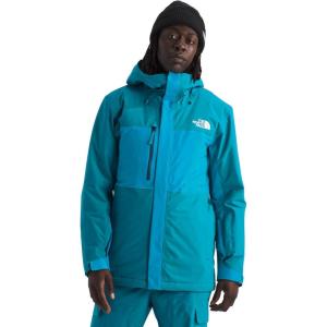THE NORTH FACE Men’s Freedom Insulated Jacket | Winter Coat With Water Repellent Finish, Helmet Compatible Hood & Zip Pockets(Dusk Blue/Meridian Blue)